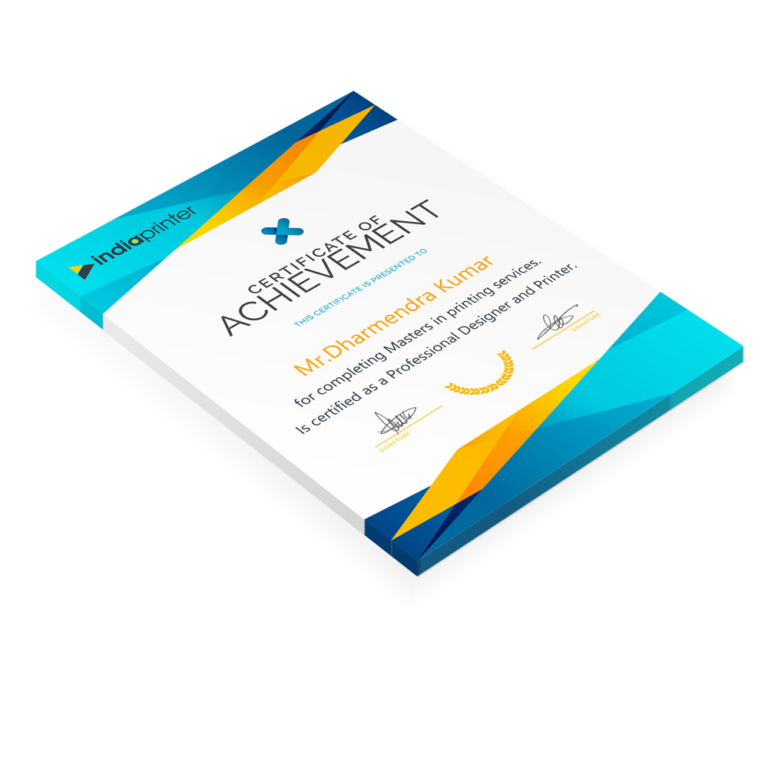 Certificates A4 Size Matt Paper India Printer
