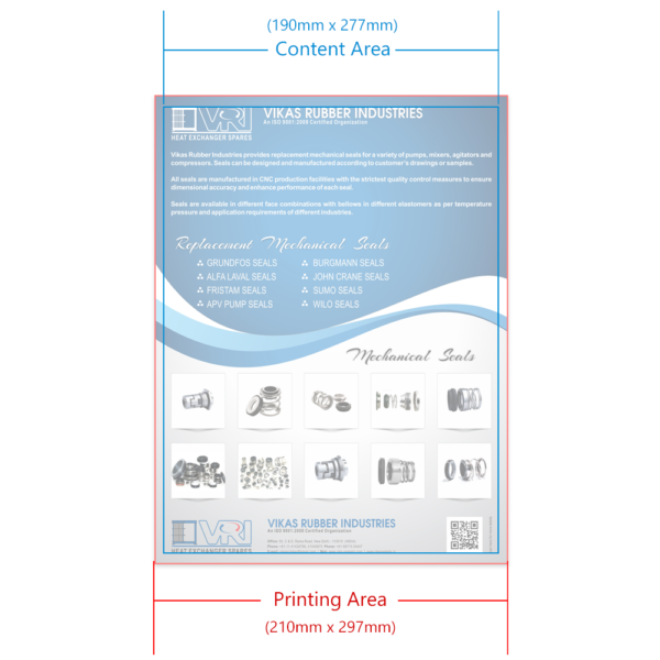 India Printer Pamphlets Printing A4 Margins